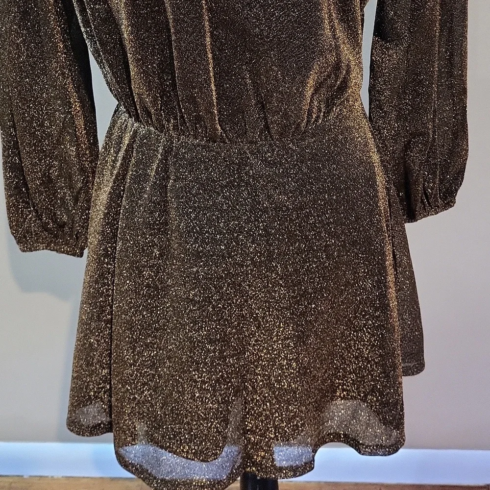 SHEIN Brown Bishop Sleeve Sundress for Cocktail - Picture 8 of 15